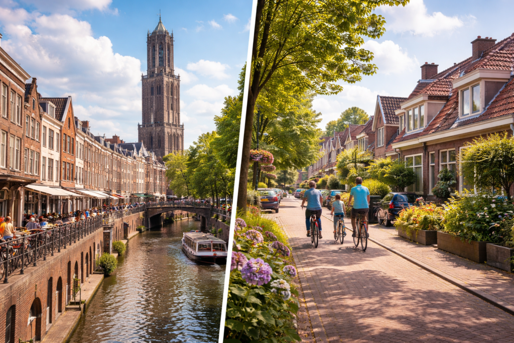 Utrecht binnenstad of voorstad